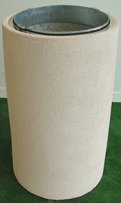 Corbeille béton Odéon 110 et 160L -poubelle beton